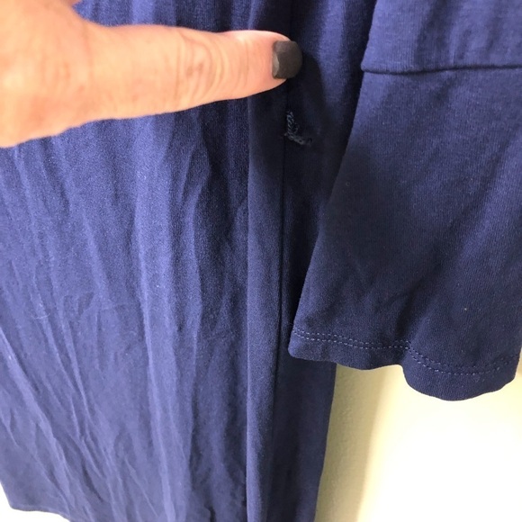 Boden Women’s Jersey Knit Dress 3/4 Length Navy Blue Size 10 Long - Picture 8 of 8